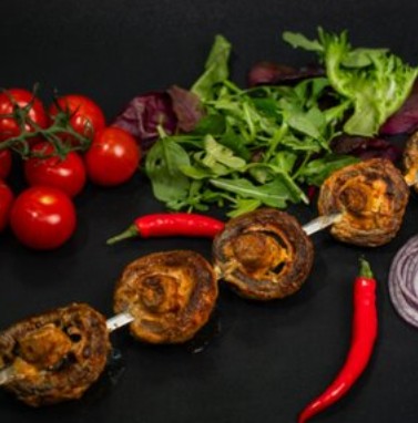 Шампиньоны на углях