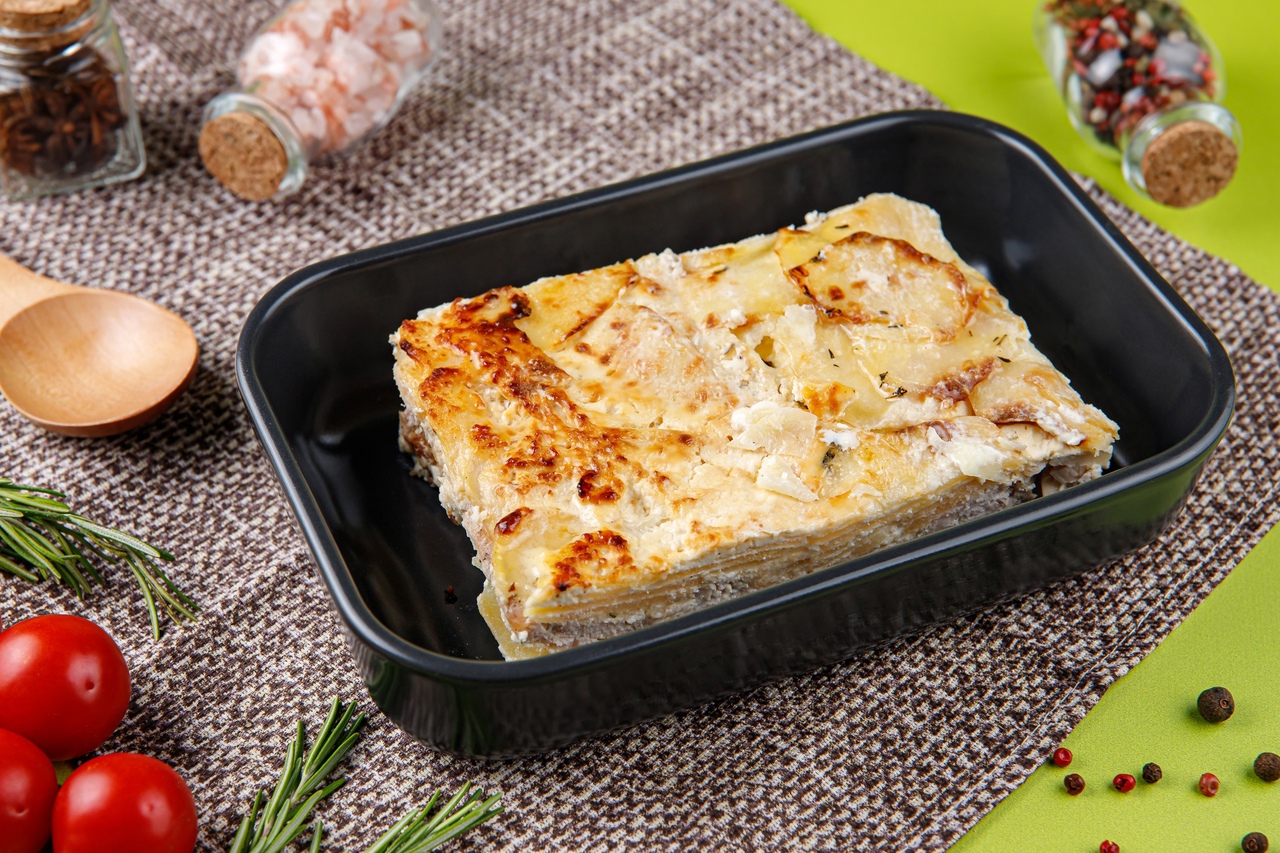 Картофельный гратен с курицей (200 гр.)
