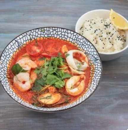 Том Ям с морепродуктами