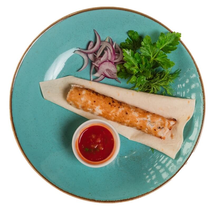 Люля-кебаб из курицы ланч