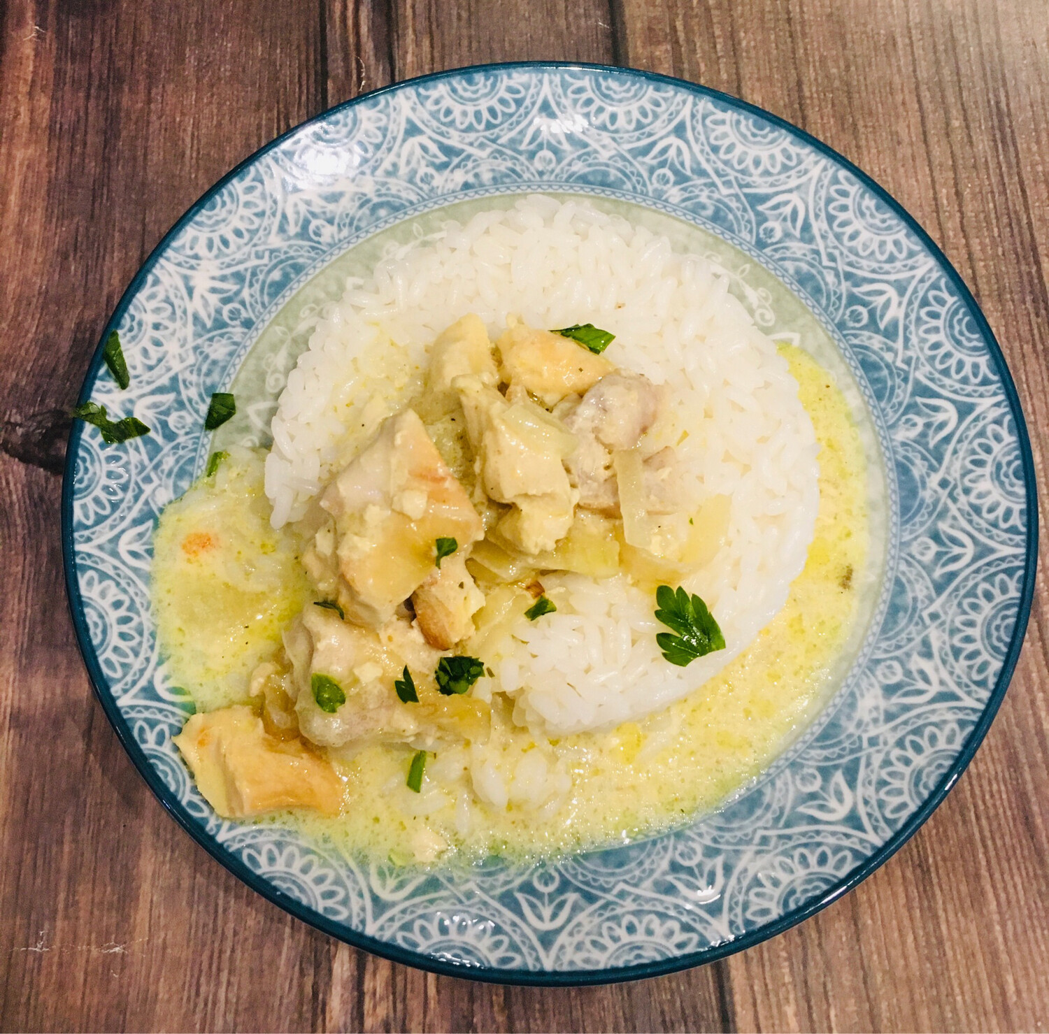 Курица в соусе "карри"