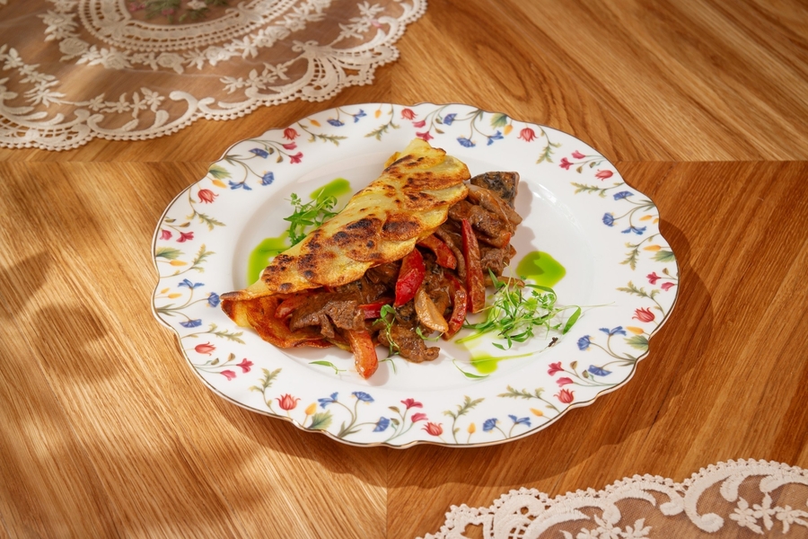 Говядина в картофельной рубашке