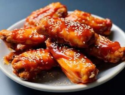 Куриные крылышки в соусе BBQ