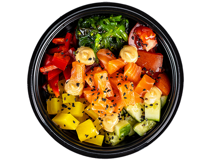 Поке с лососем