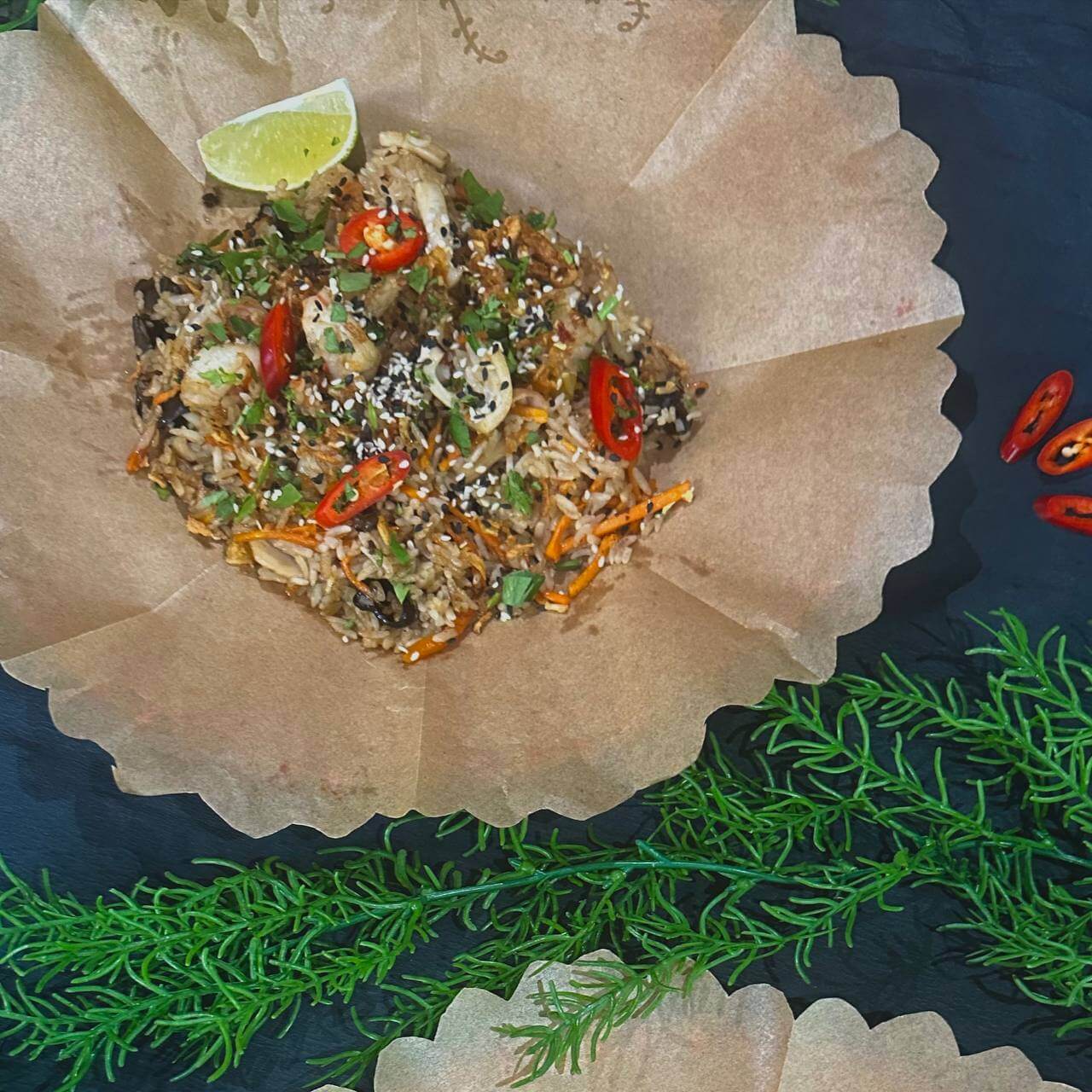 Кау Пад с морепродуктами