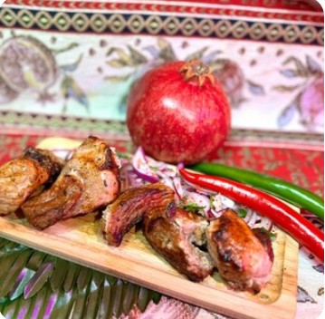 Шашлык из свиной шеи
