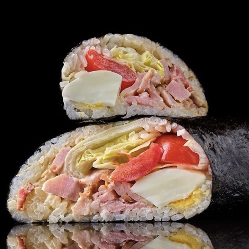 Суширитто с курицей и беконом