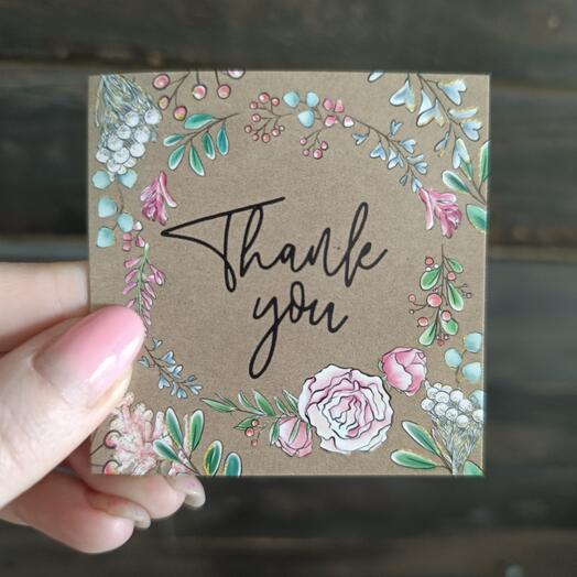 Открытка "Thank you"