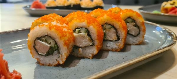 Ролл с копчёной курицей