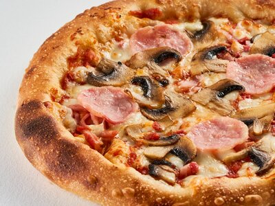 Пицца малая Ветчина и грибы 24см