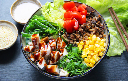 Поке с курицей