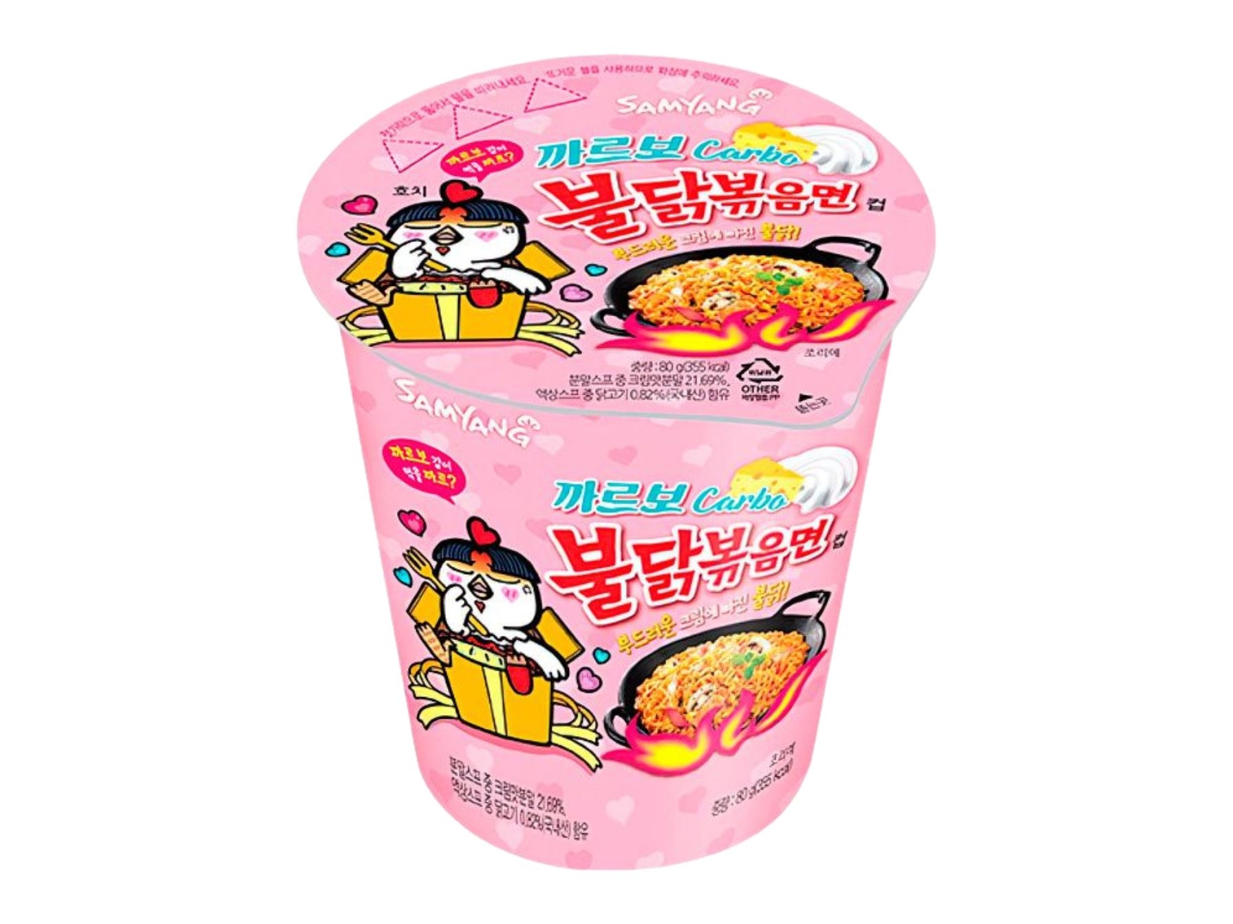 Лапша быстрого приготовления Hot chicken Buldak Cream Carbonara