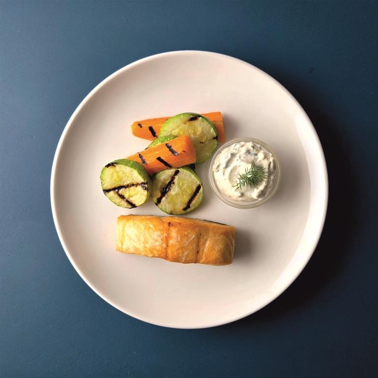 Сёмга с овощами