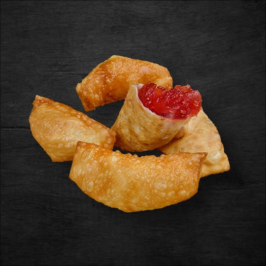 Мини - чебуреки с вишнёвым джемом