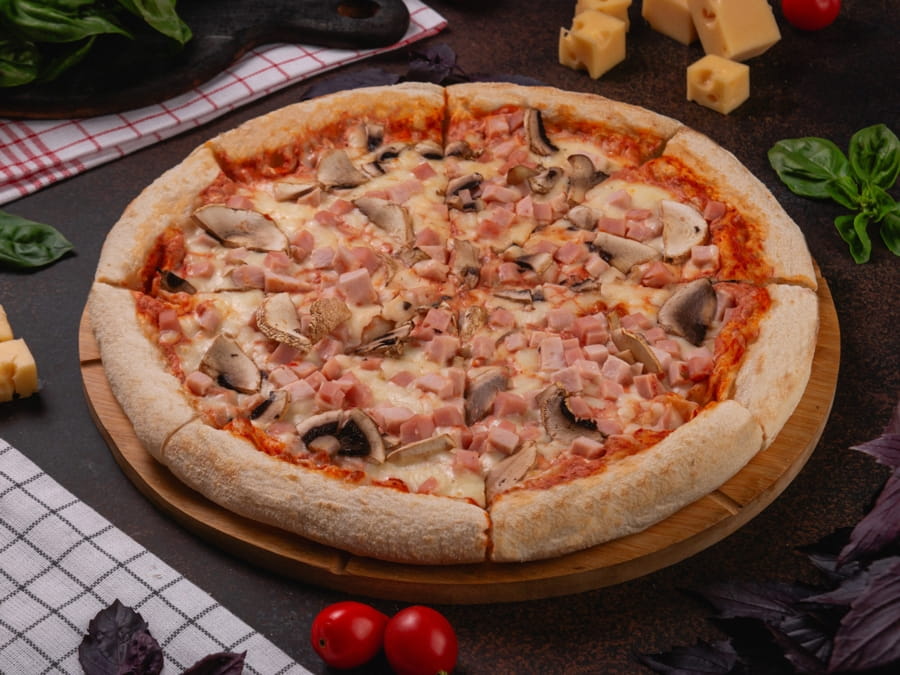 Ветчина грибы