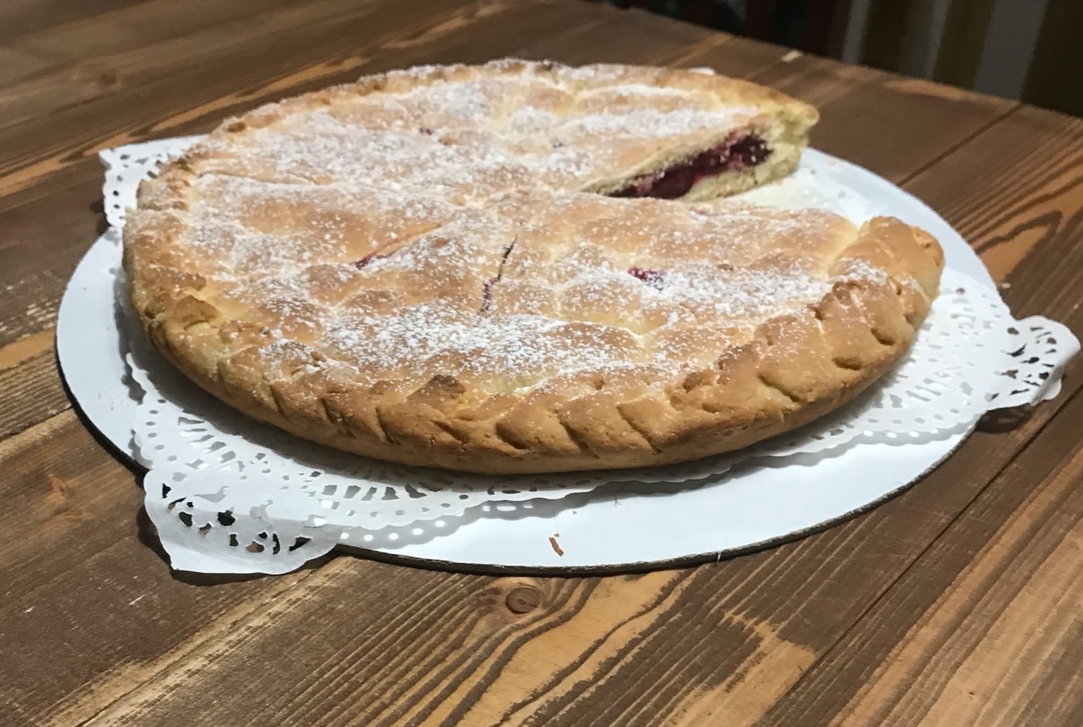 Пирог с вишней