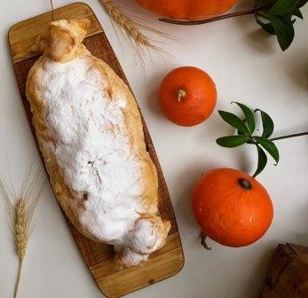 Штрудель с яблоками и грецкими орехами