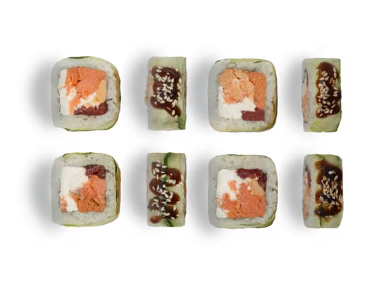 Ролл Сёгун с жареным лососем