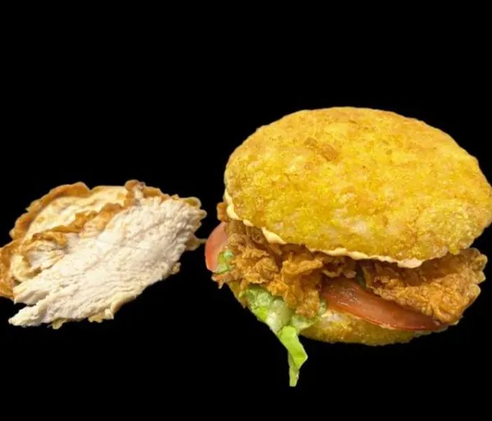 Японский бургер с курицей