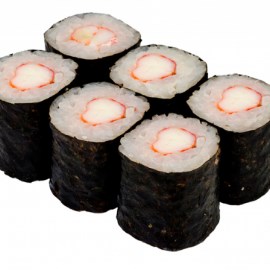 Мини ролл крабовыми палочками