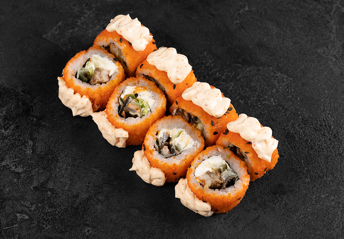 Ролл Фьюжн с угрем