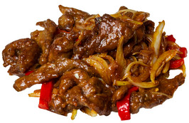Баранина с луком и зирой