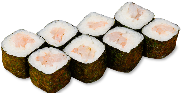 Хосомаки с креветкой