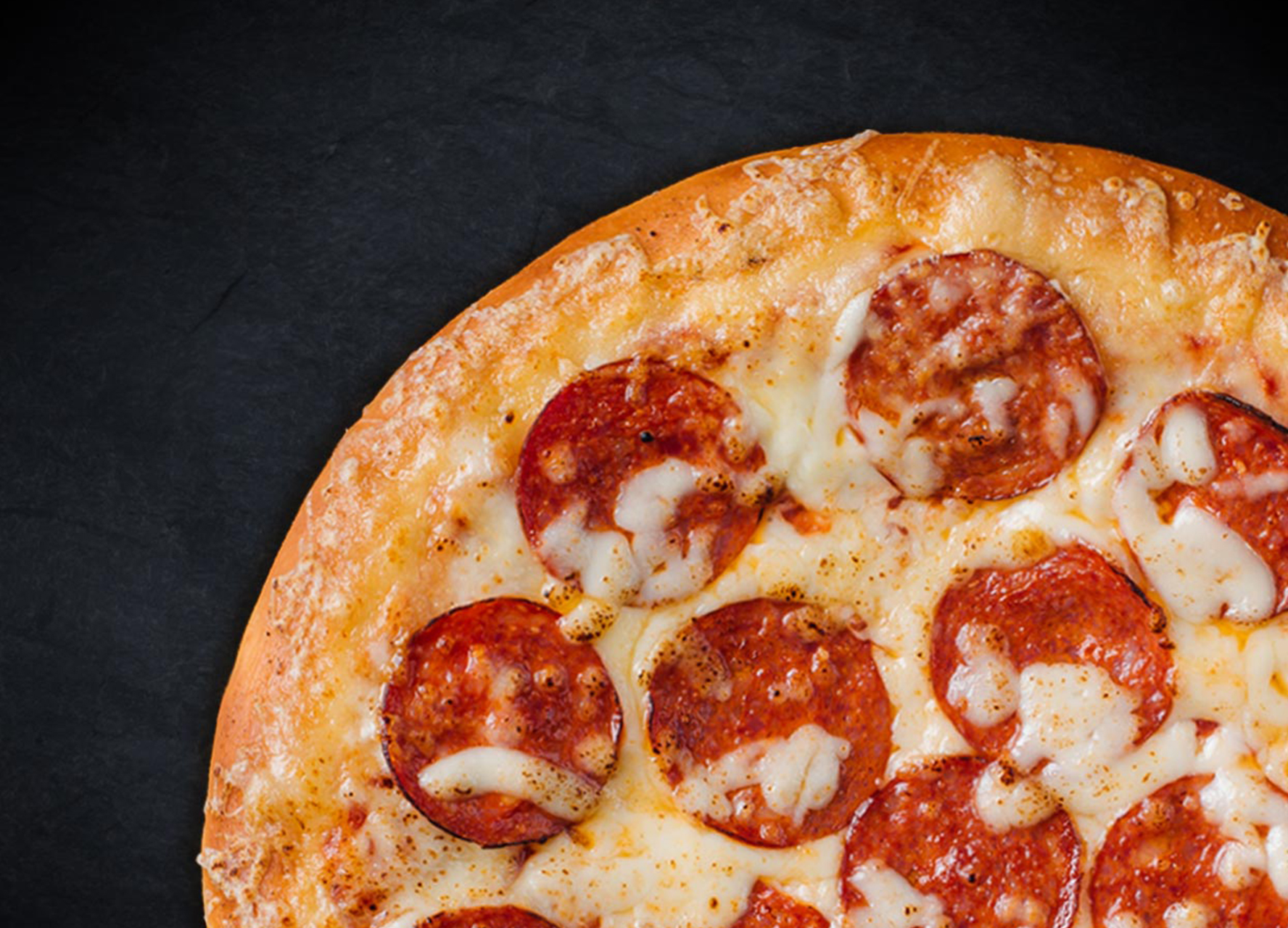 Пепперони 25 см (толстое с сыром)