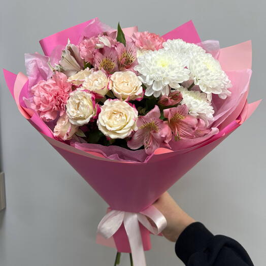 Букет в нежных тонах