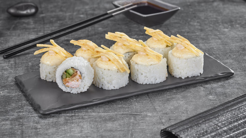 Ролл Игуру запеченный