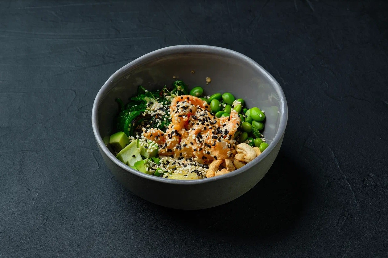 Поке с креветками