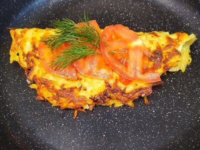 Пицца картофельно-куриная