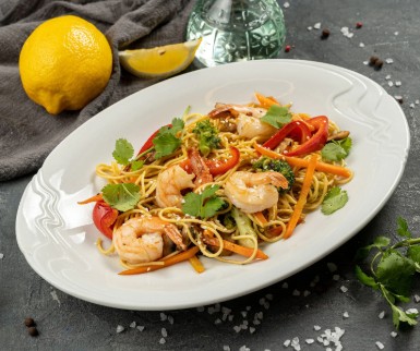 Wok С Креветками