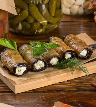 Баклажаны с сыром