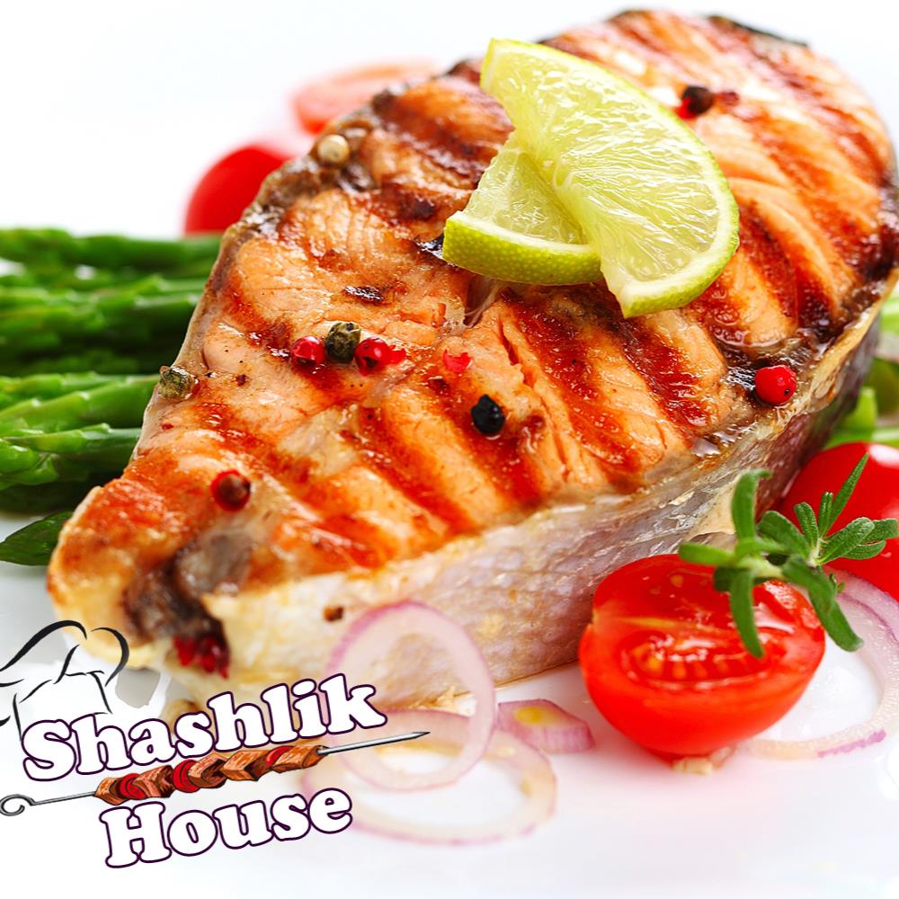 Рыба Семга на мангале