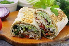 Шаурма Овощная с брынзой