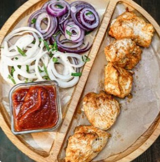 Шашлык из куриного филе