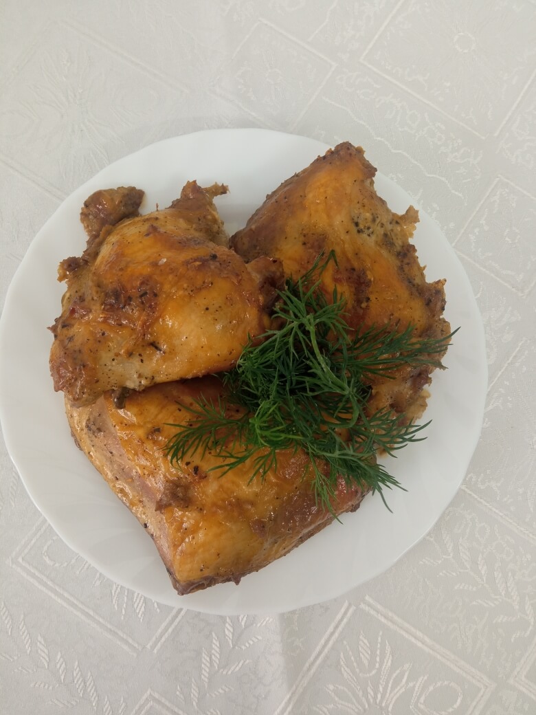 окорочок куриный жареный