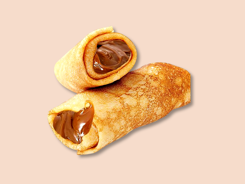 Блинчики с вареной сгущенкой