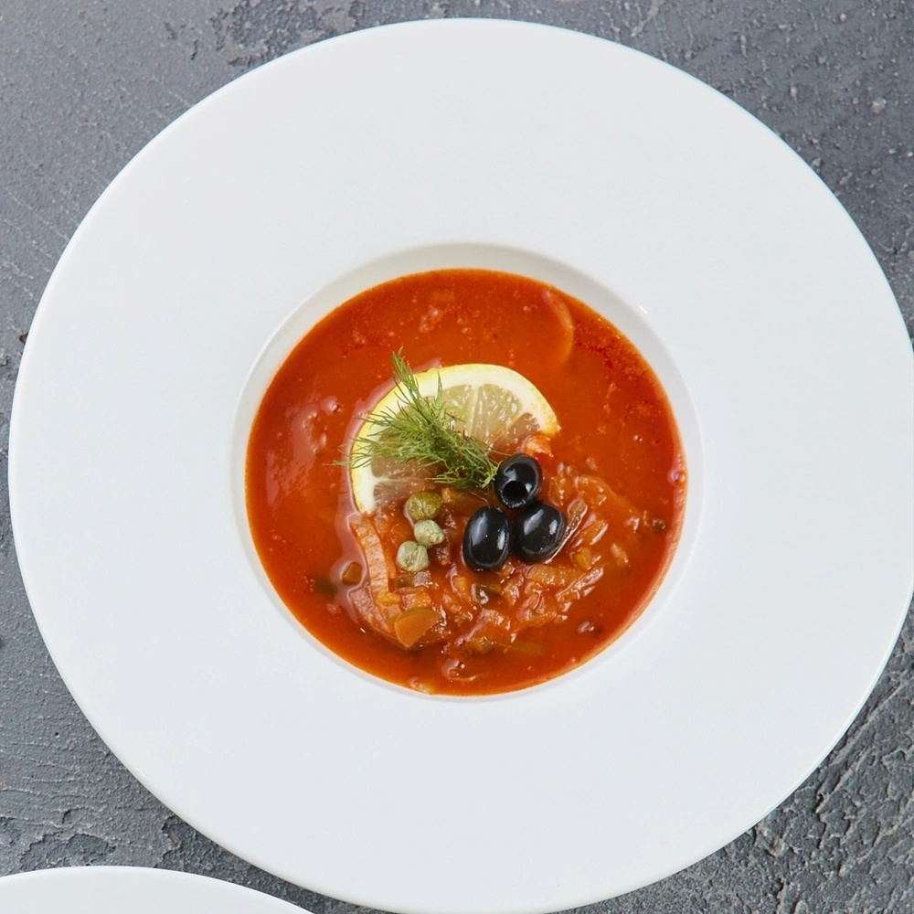Сытная мясная солянка