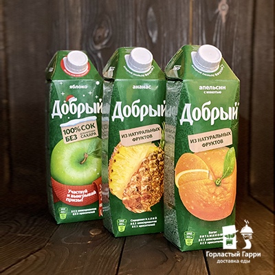 Сок сок в ассортименте