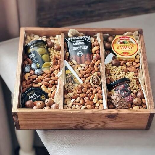 Съедобный подарок орехи полезный