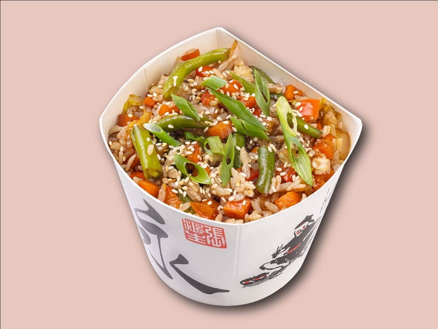 Рис WOK с овощами