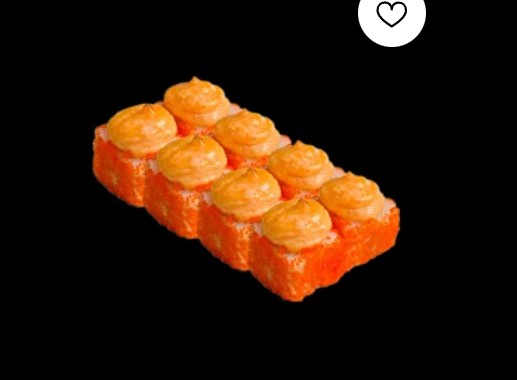 Запечённый с креветкой