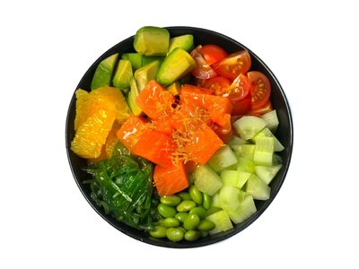 Поке боул с лососем