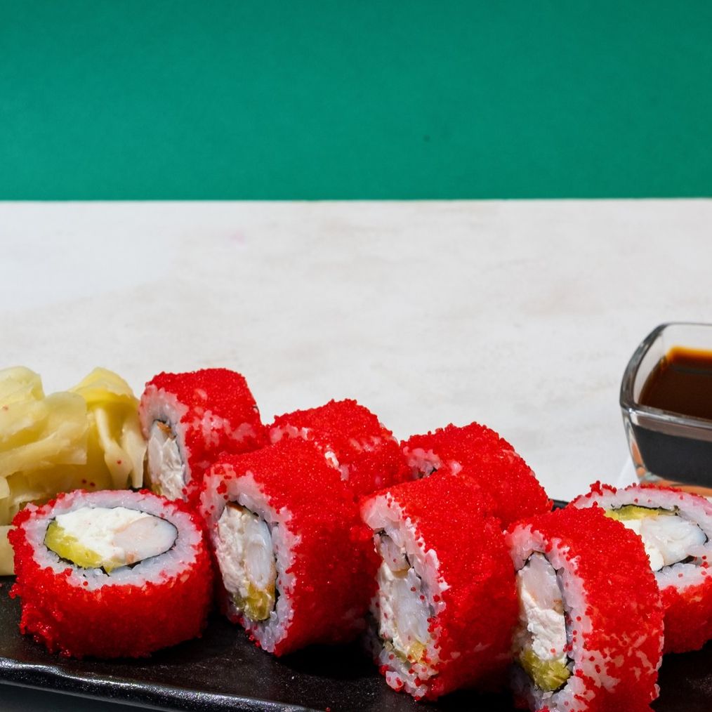 Дайкон с креветкой