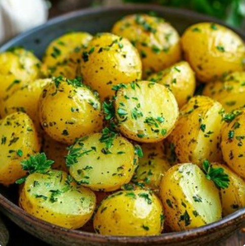 Картофель беби жареный