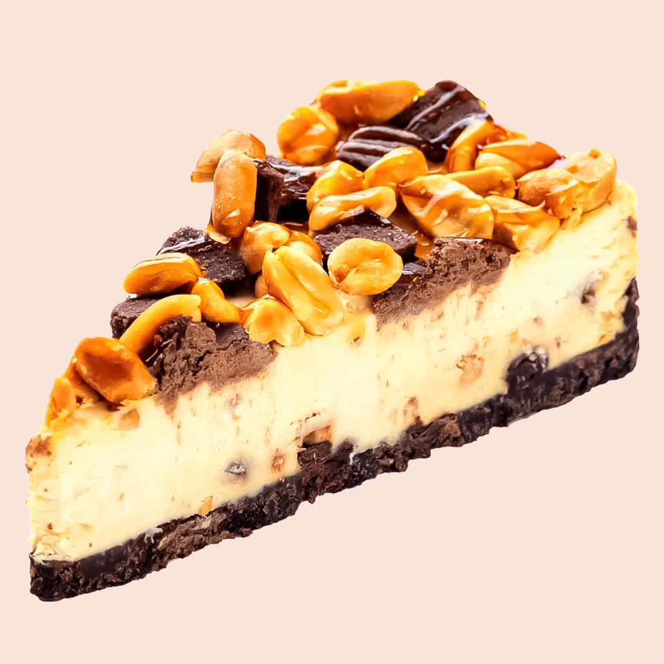 Чизкейк карамельный с арахисом