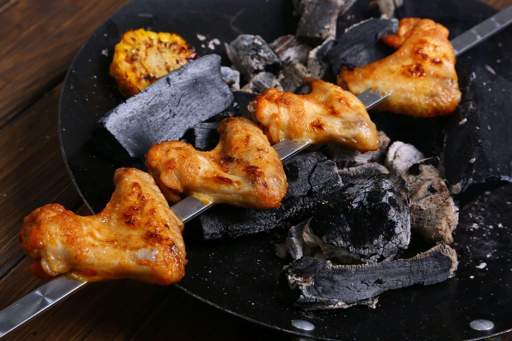 Шашлык из куриных крылышек