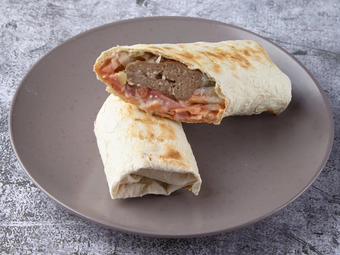 Шаурма из говяжьего люля-кебаба